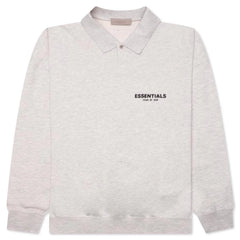 Core L S Polo Light Oatmeal