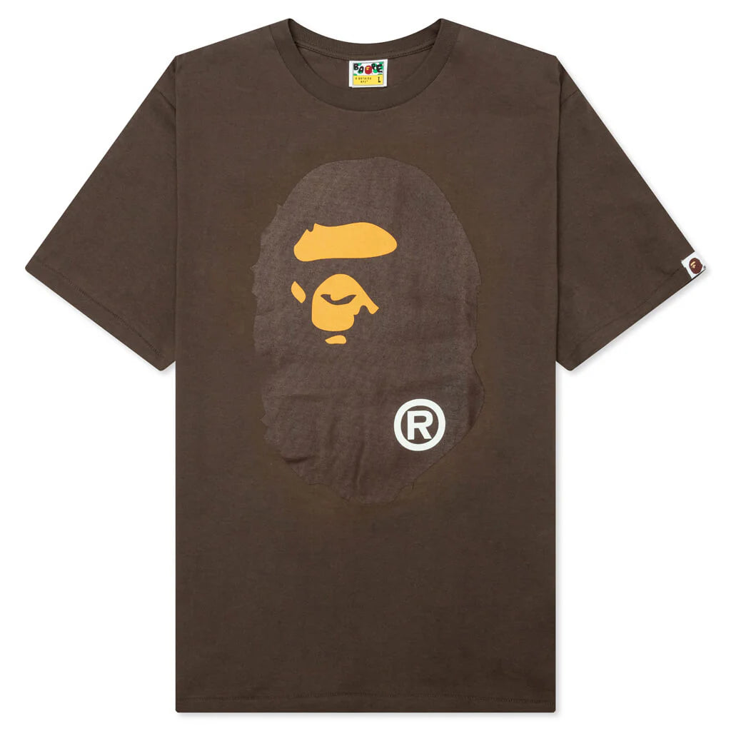 Big Ape Head Tee Brown
