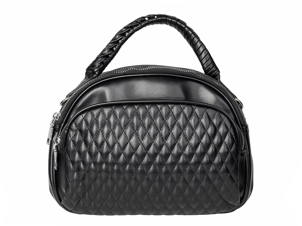 Bolso Unibella Negro Acolchado para Mujer