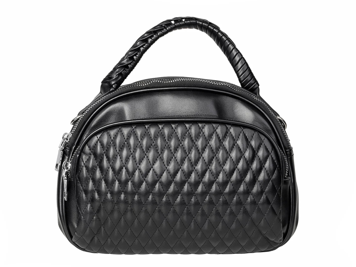 Bolso Unibella Negro Acolchado para Mujer
