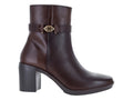 Botines Hispana Piel Castaña para Mujer
