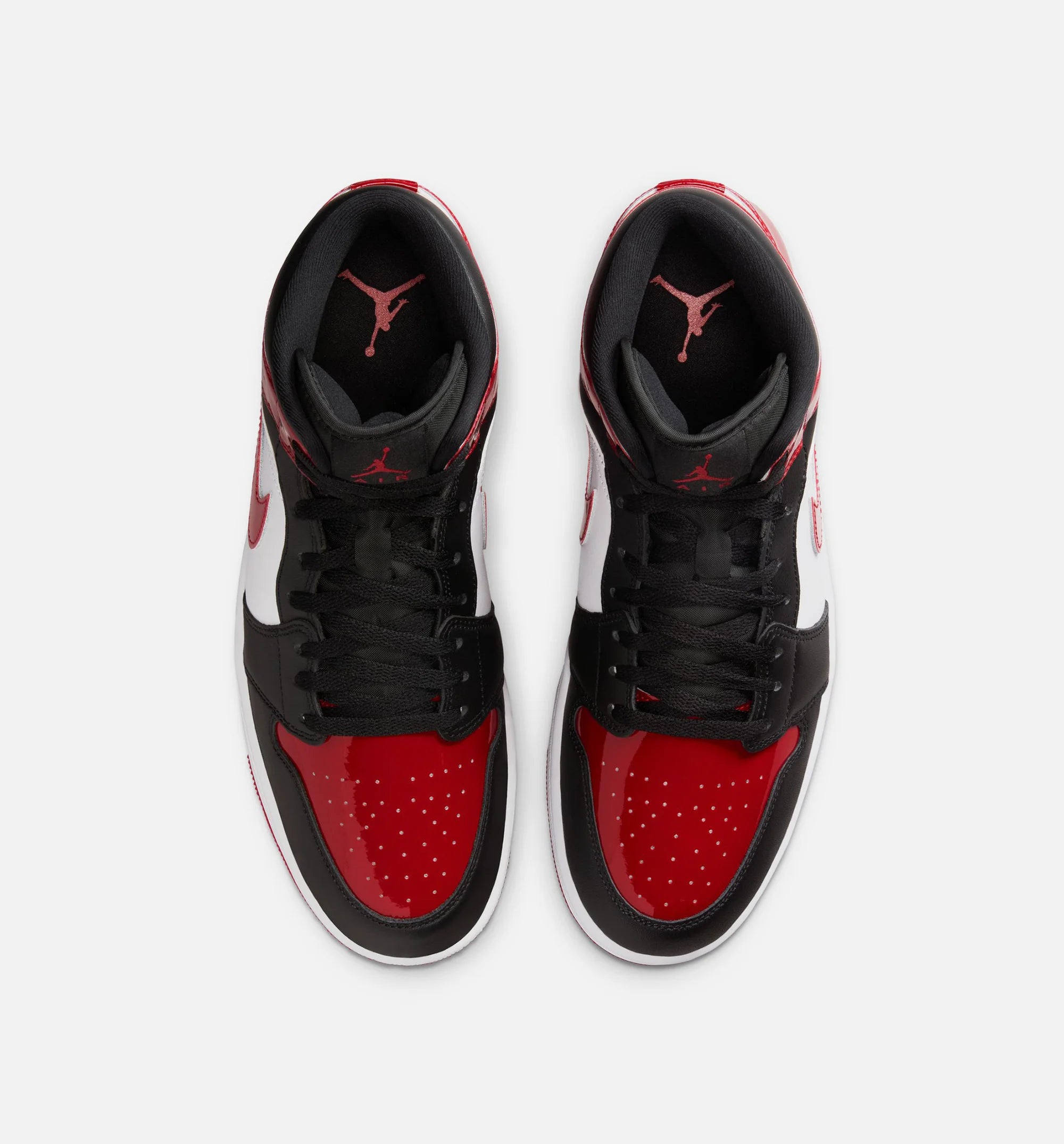 Air Jordan 1 Mid SE Mens Lifestyle Shoe Black White Varsity Red