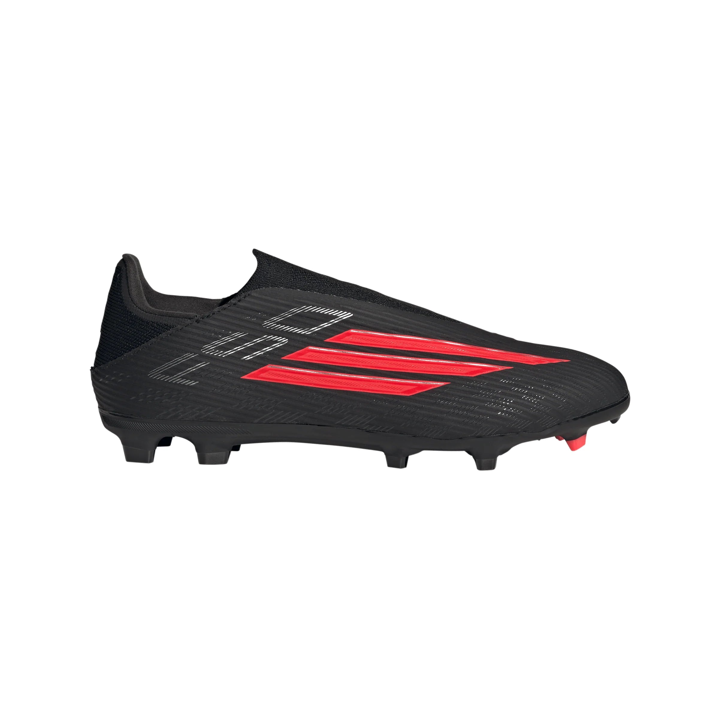 adidas F50 League Laceless FG MG Firm Ground Multi Ground Mens Soccer Cleats Black Red