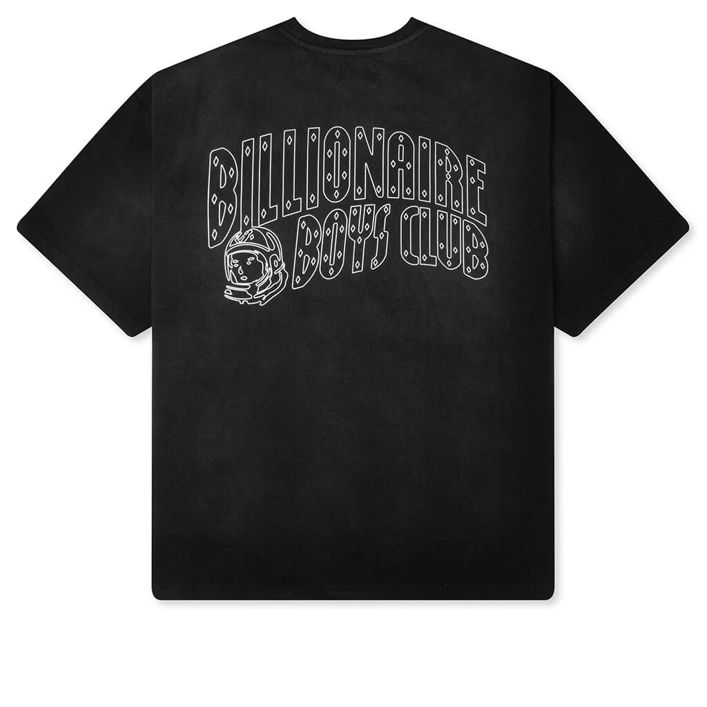 Faded Helmet S S Knit Tee Black