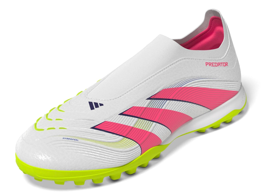 adidas Predator League Laceless Turf Boots White Pink