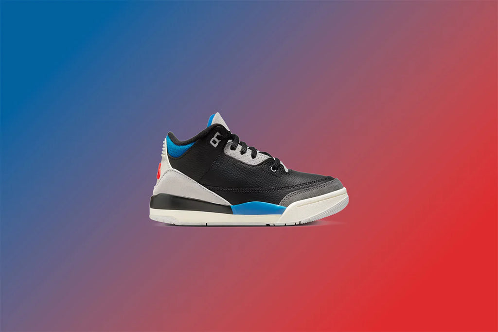 Air Jordan 3 Retro OG Rare Air PS Black Chile Red Neutral Grey