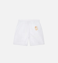 Mens Baggie Shorts White Blue Orange Black