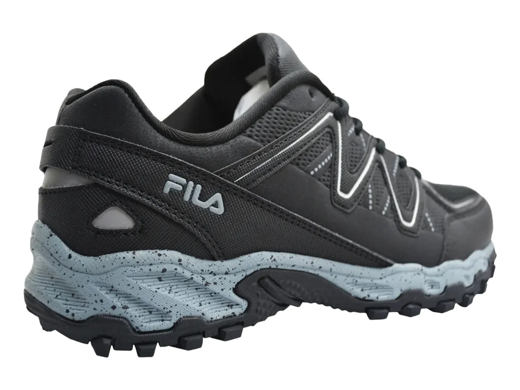 Tenis Fila Firetrail Evo Negro para Niño