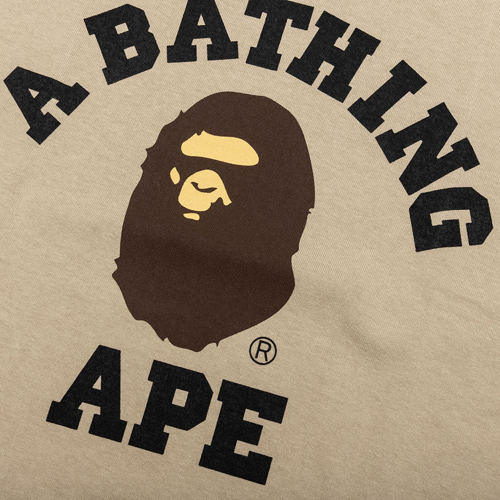 College Tee Beige
