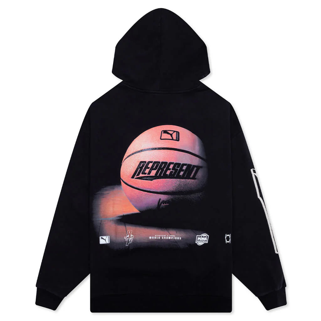 PUMA x Represent Oversized Hoodie Puma Black