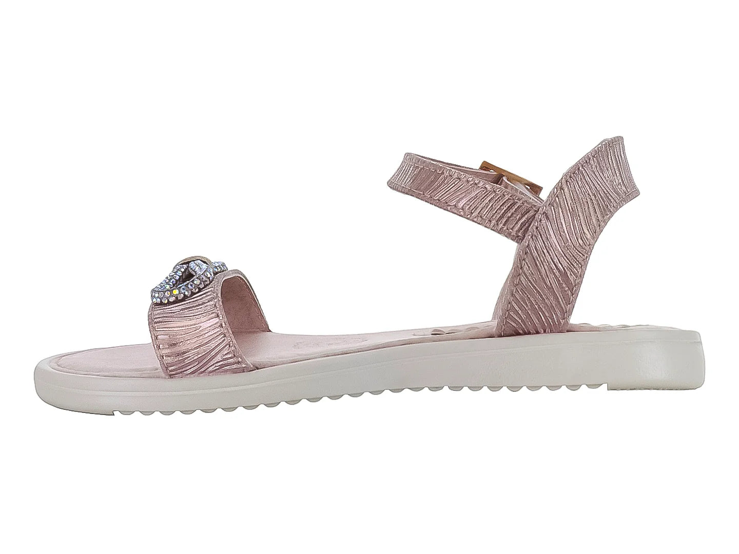Sandalias Viris Marfil Oro para Niña