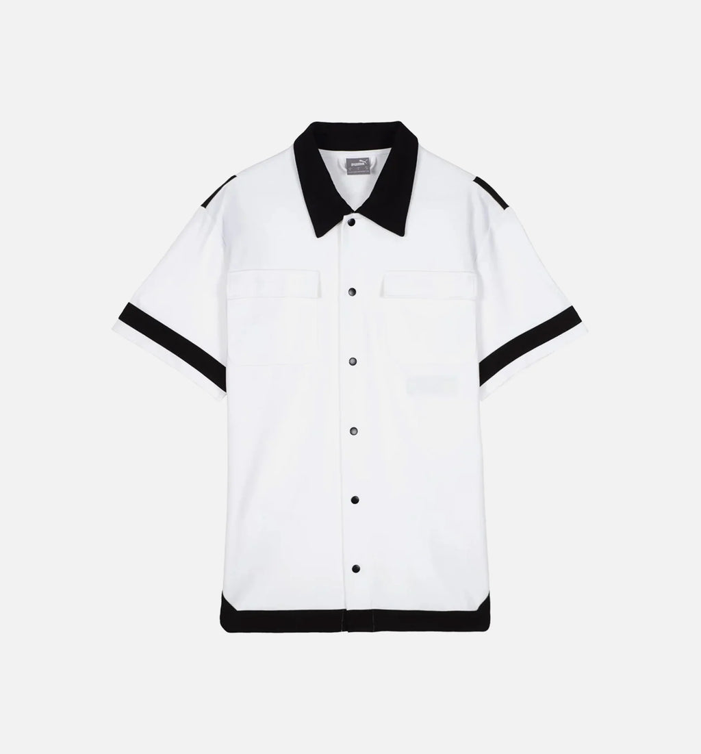 Puma X Rhuigi Button Down Mens Shirt White
