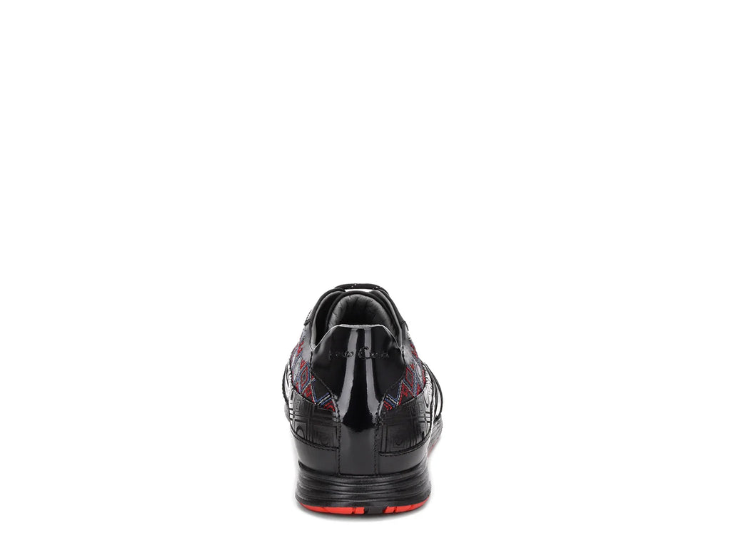 Zapatos Cuadra de Mantarraya Negro para Hombre