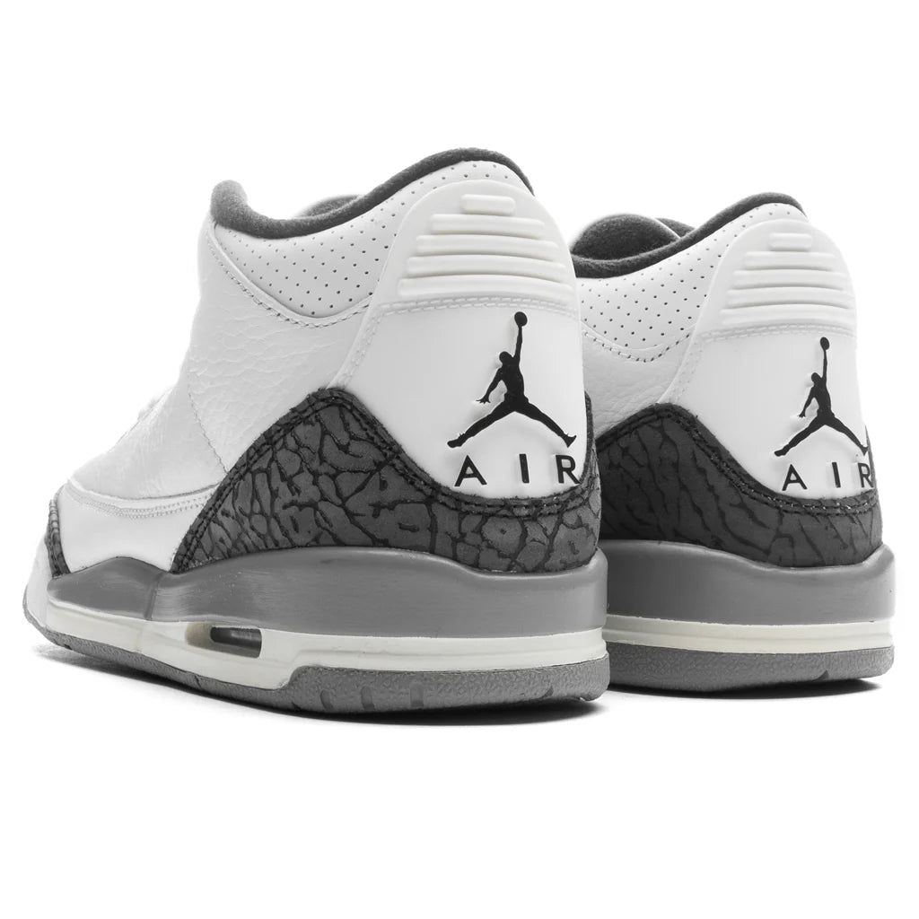 Air Jordan 3 Retro PS Summit White Fire Red Cement Grey