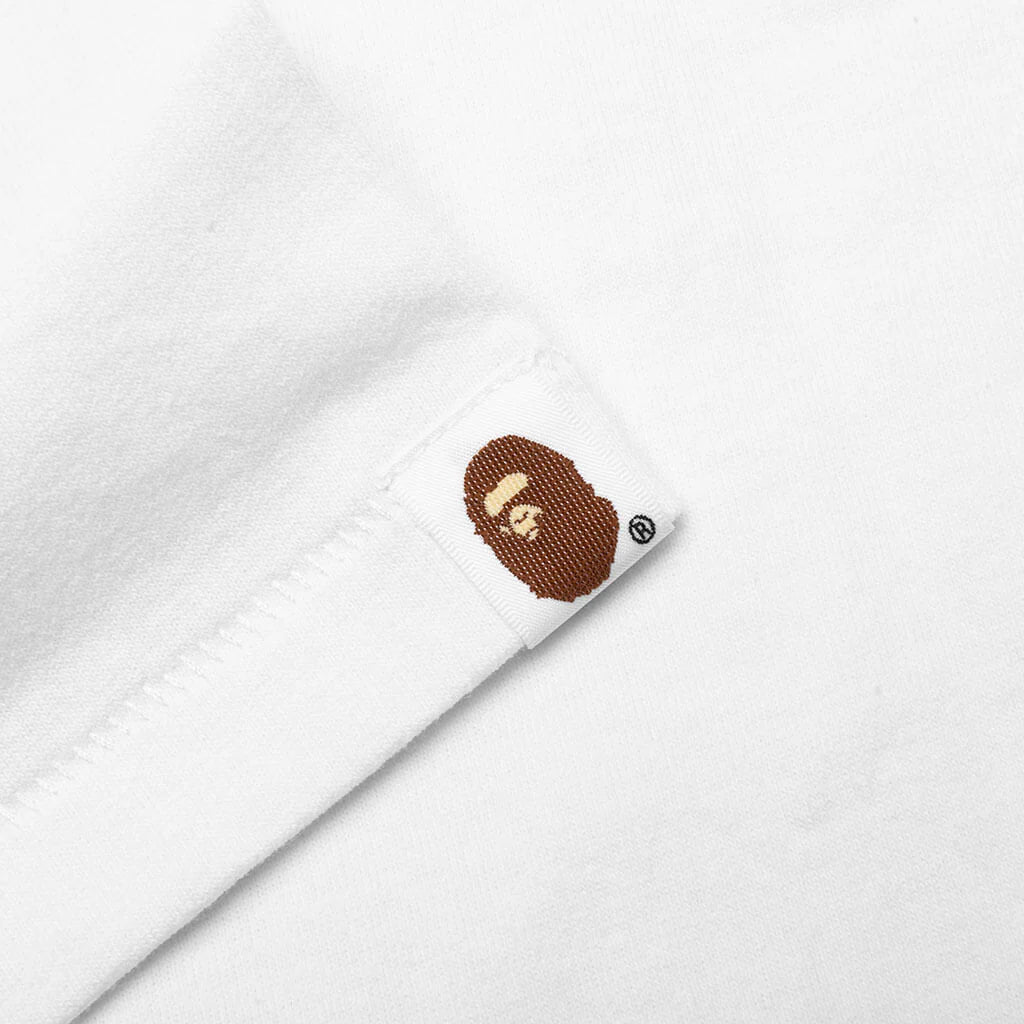 Brush College Tee White