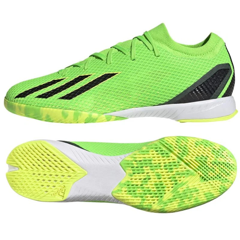 adidas X Speed Portal 3 IN Mens Soccer Shoes Green Bl