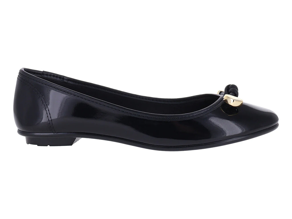 Zapatos Flats Ballerinas Moleca Negro para Mujer