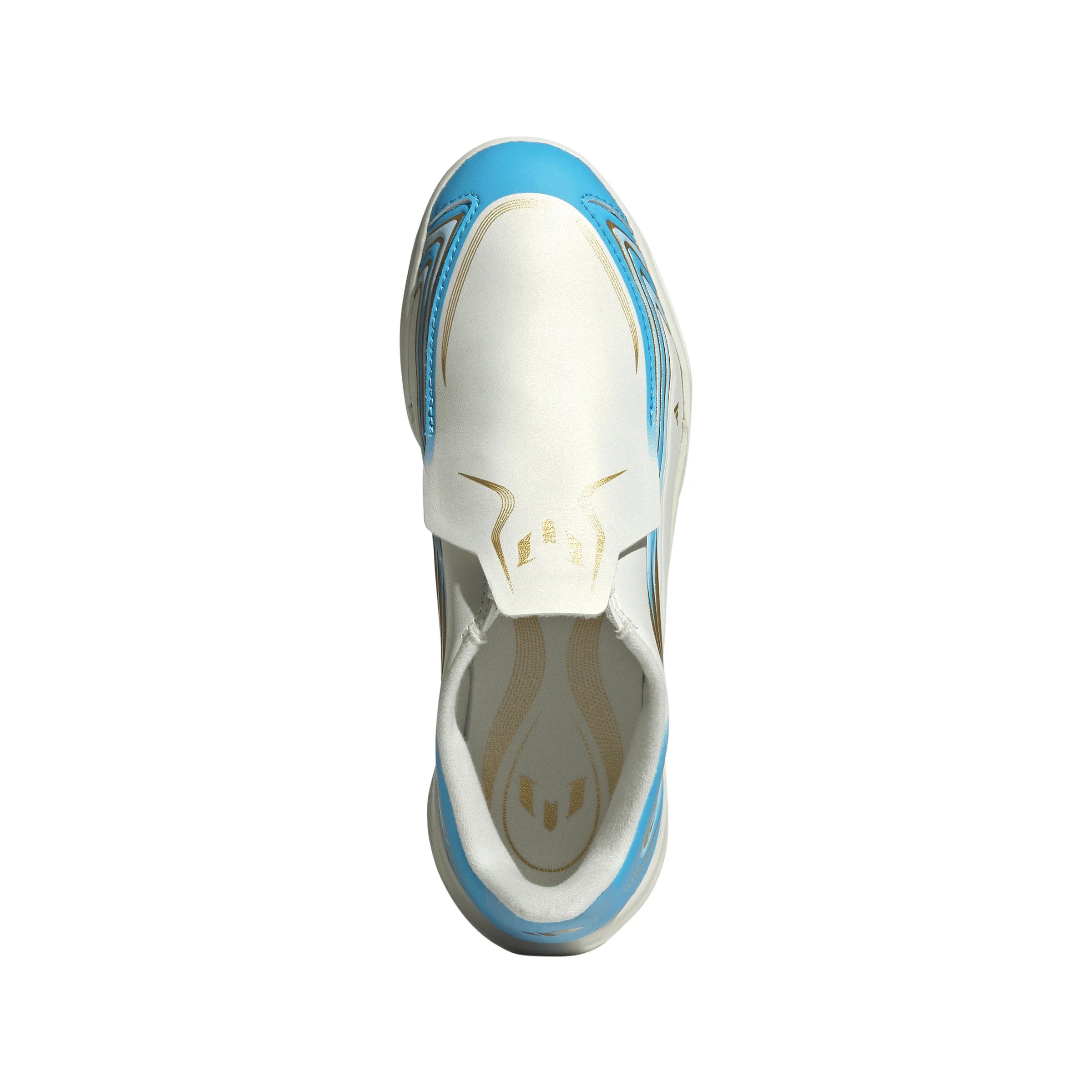 adidas F50 Messi League Laceless IN Indoor Youth Soccer Shoes Blue