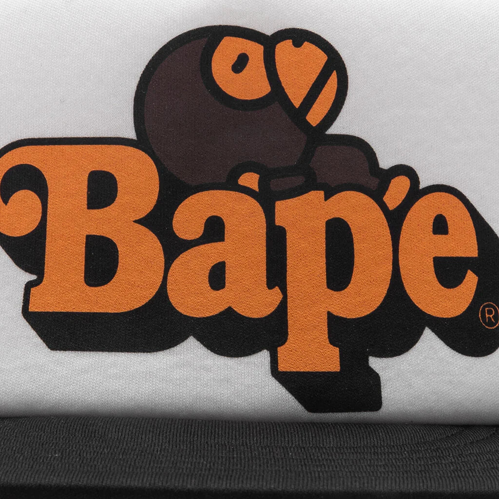 Kids Milo on Bape Mesh Cap Black