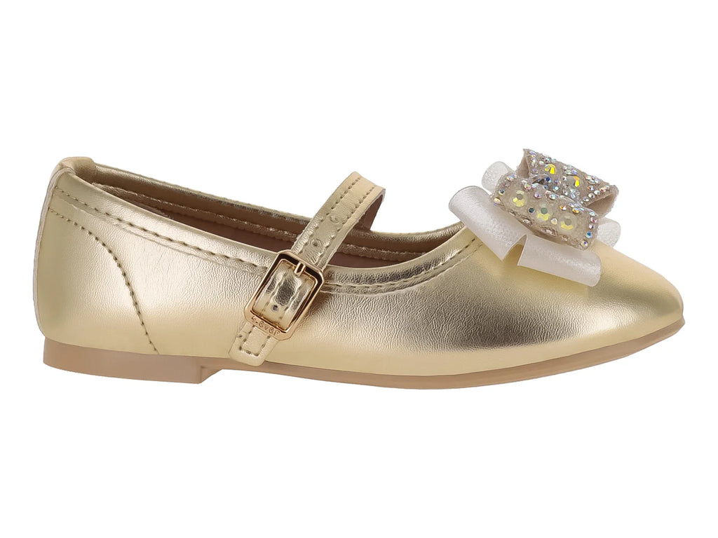 Zapatos Planos 4EVER Oro Inglés para Niña