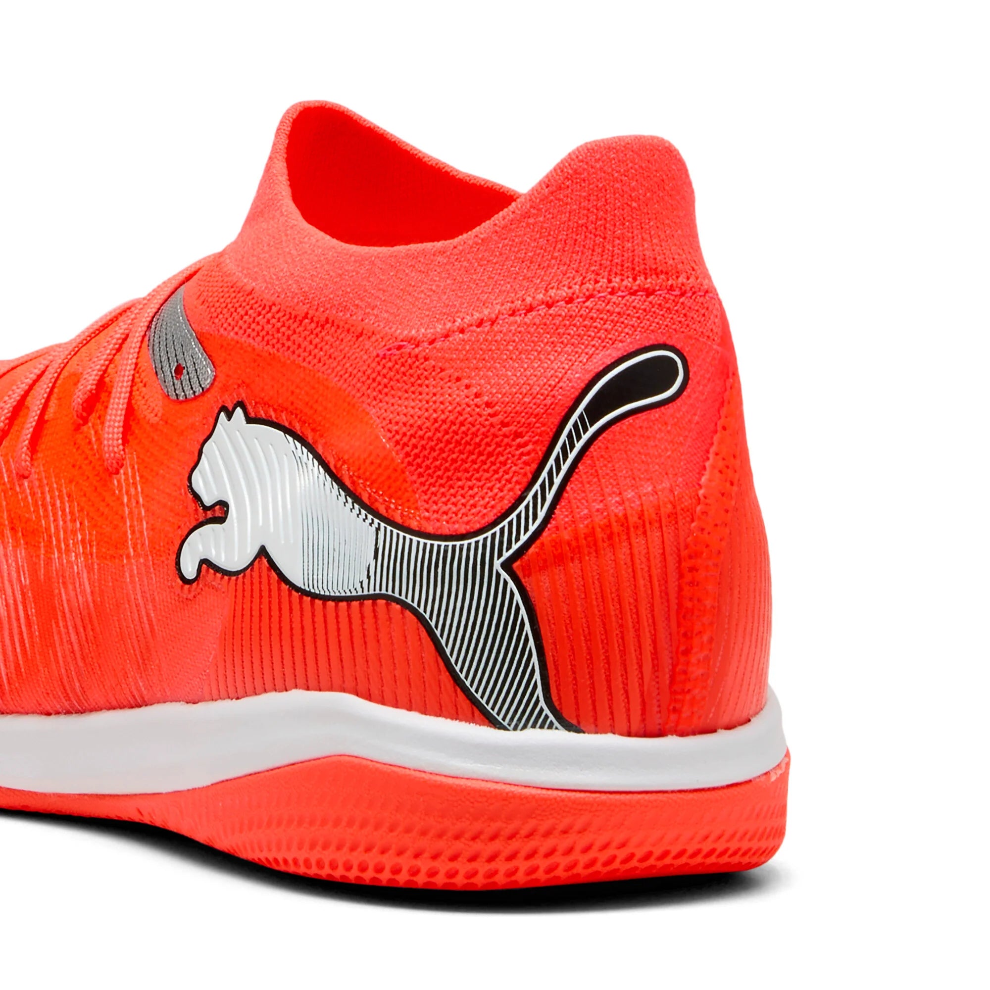 PUMA Future 9 Match IT Indoor Mens Soccer Shoes Red White Black