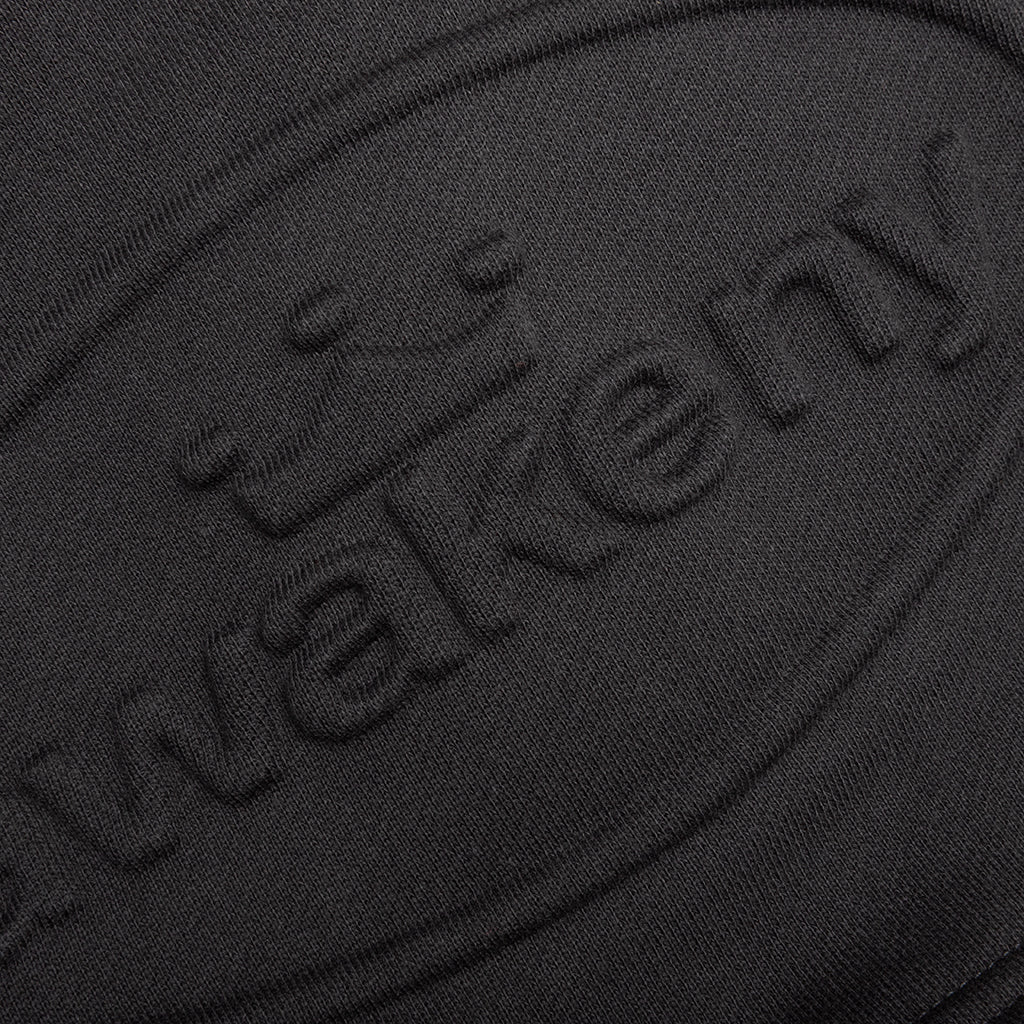 Debossed Sweatshorts Black