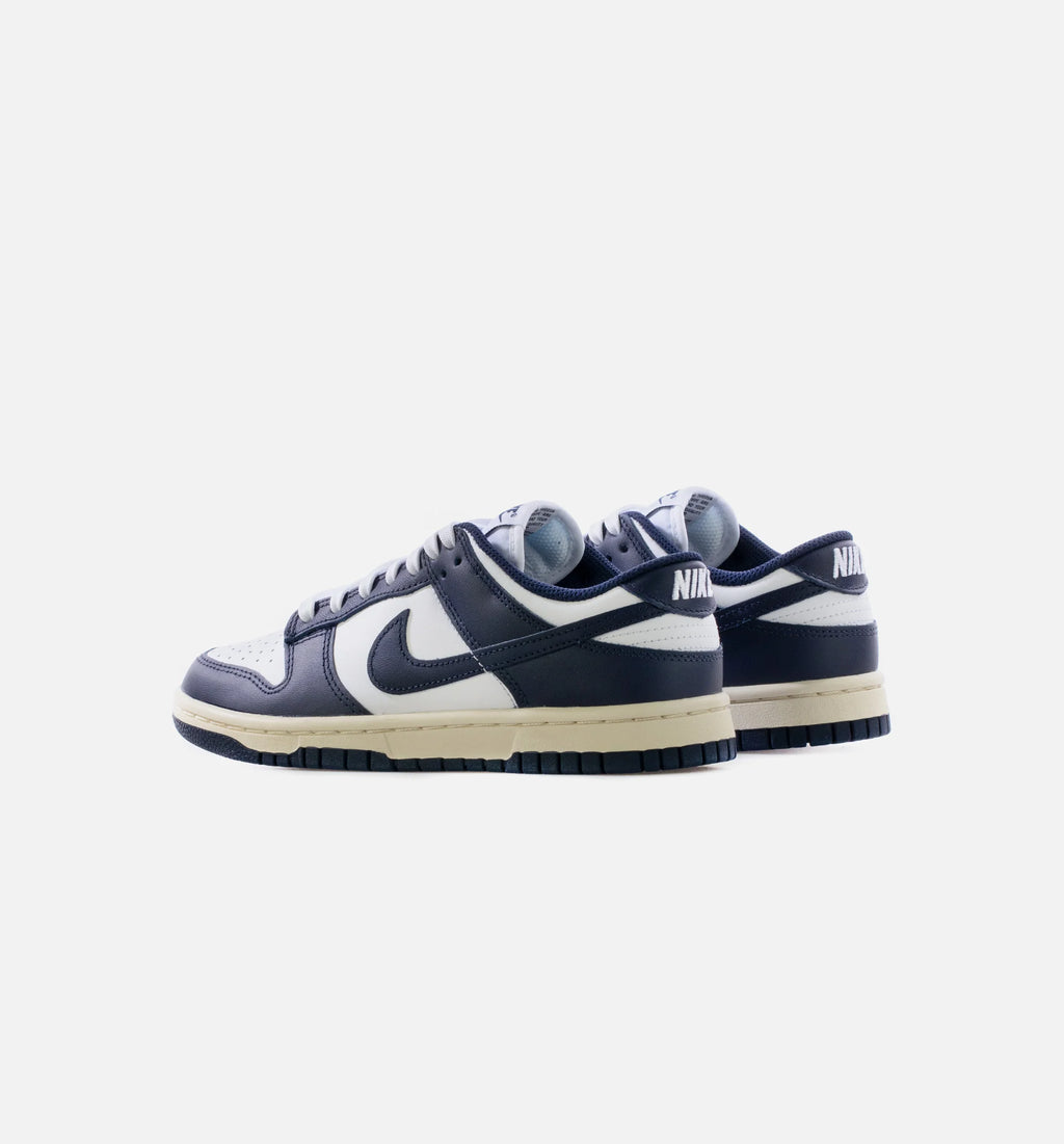 Dunk Low Vintage Navy Womens Lifestyle Shoe White Midnight Navy Limit One Per Customer