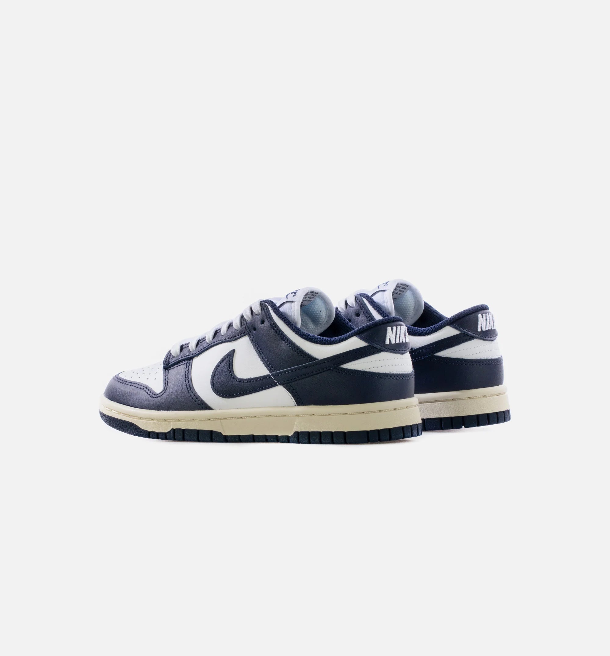 Dunk Low Vintage Navy Womens Lifestyle Shoe White Midnight Navy Limit One Per Customer