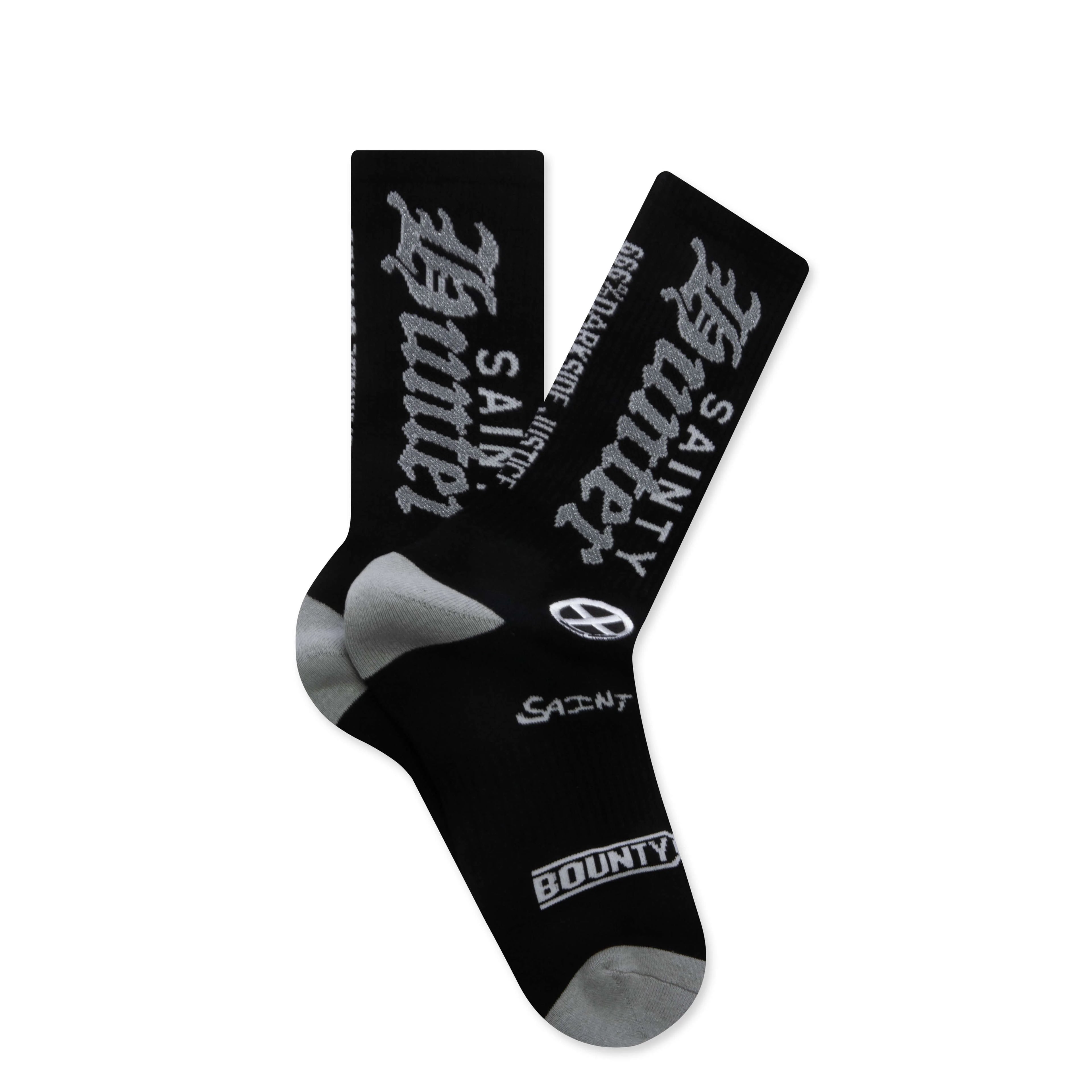 Saint M6 x Bounty Hunter Sainty Hunter Socks Black