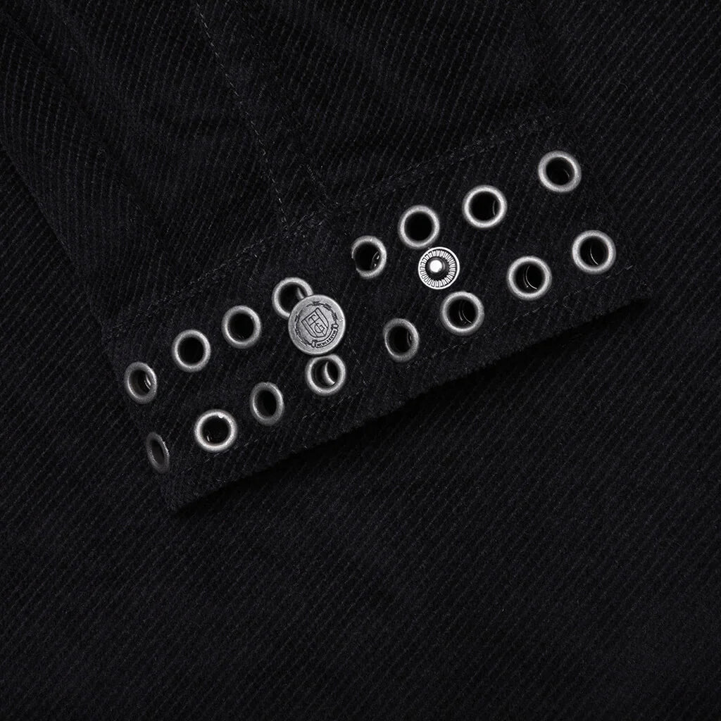 Brushed 1 4 Zip Jacket Black