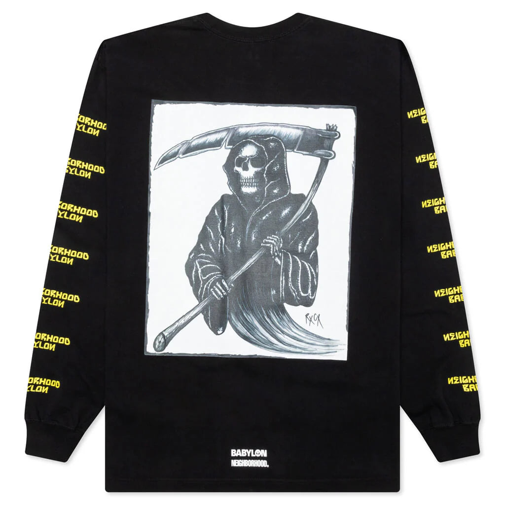 Neighborhood x Babylon Tee LS 2 Black