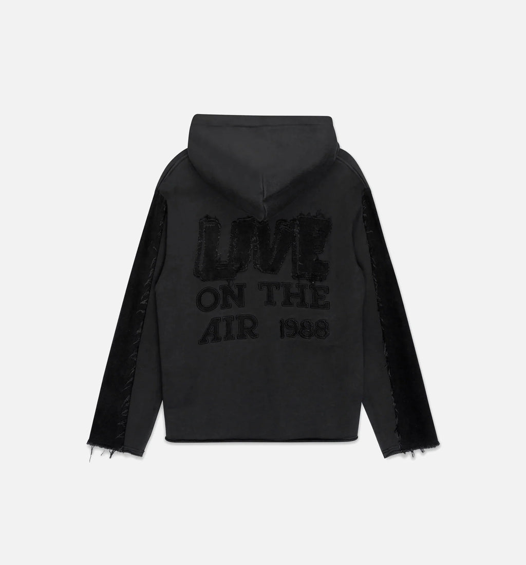 Denim The Gift Mens Hoodie Black