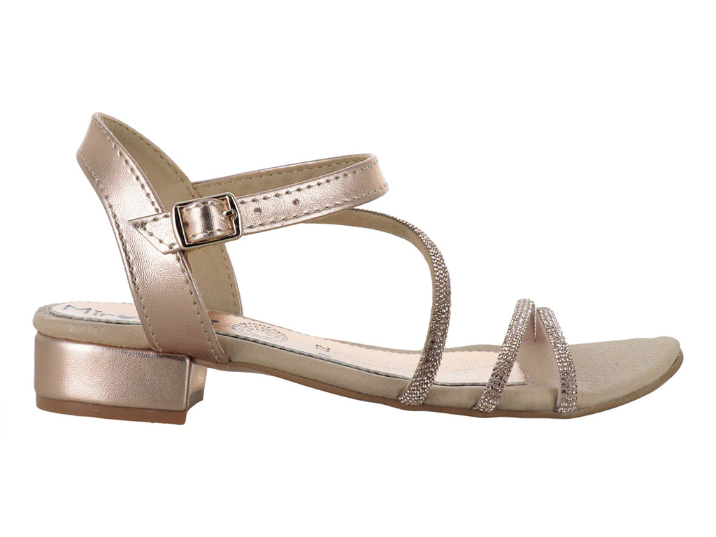 Sandalias Miroslava Oro Rosado para Niña