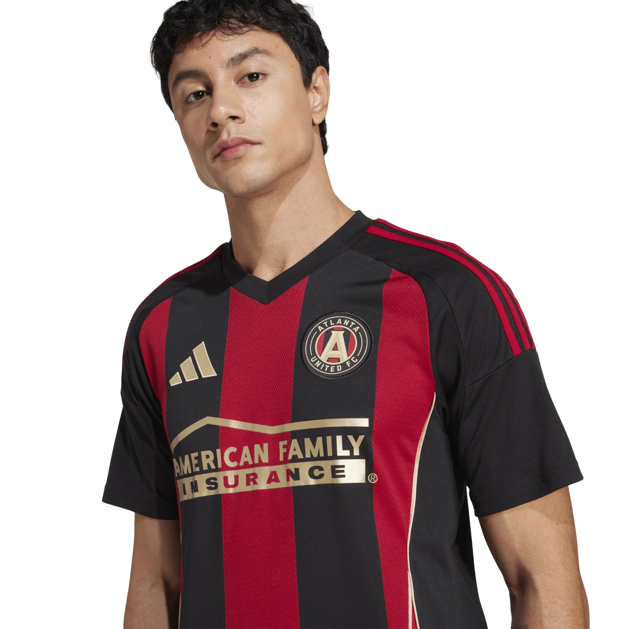 adidas Mens Atlanta United Home Jersey 25 Black