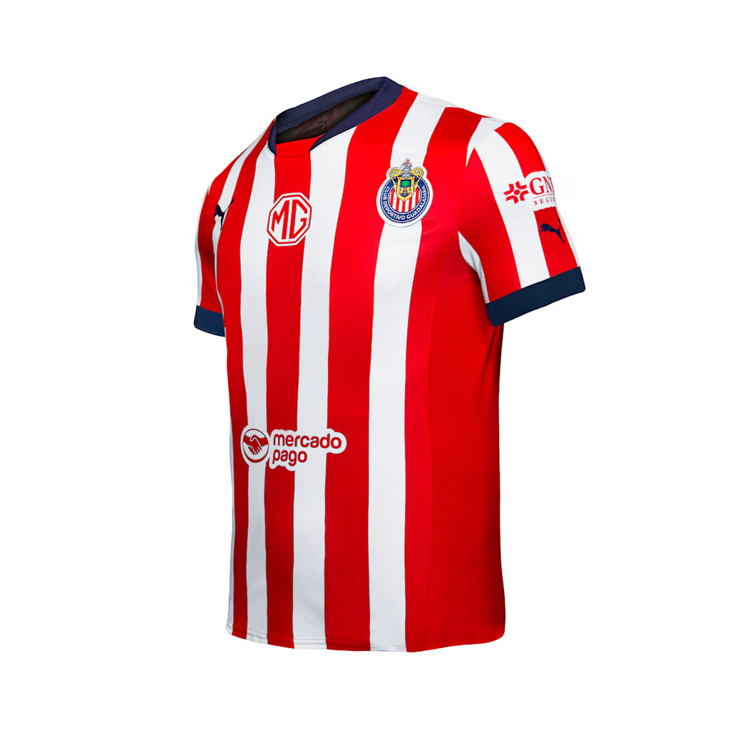 PUMA Chivas Home Youth Soccer Jersey 25 26 Red
