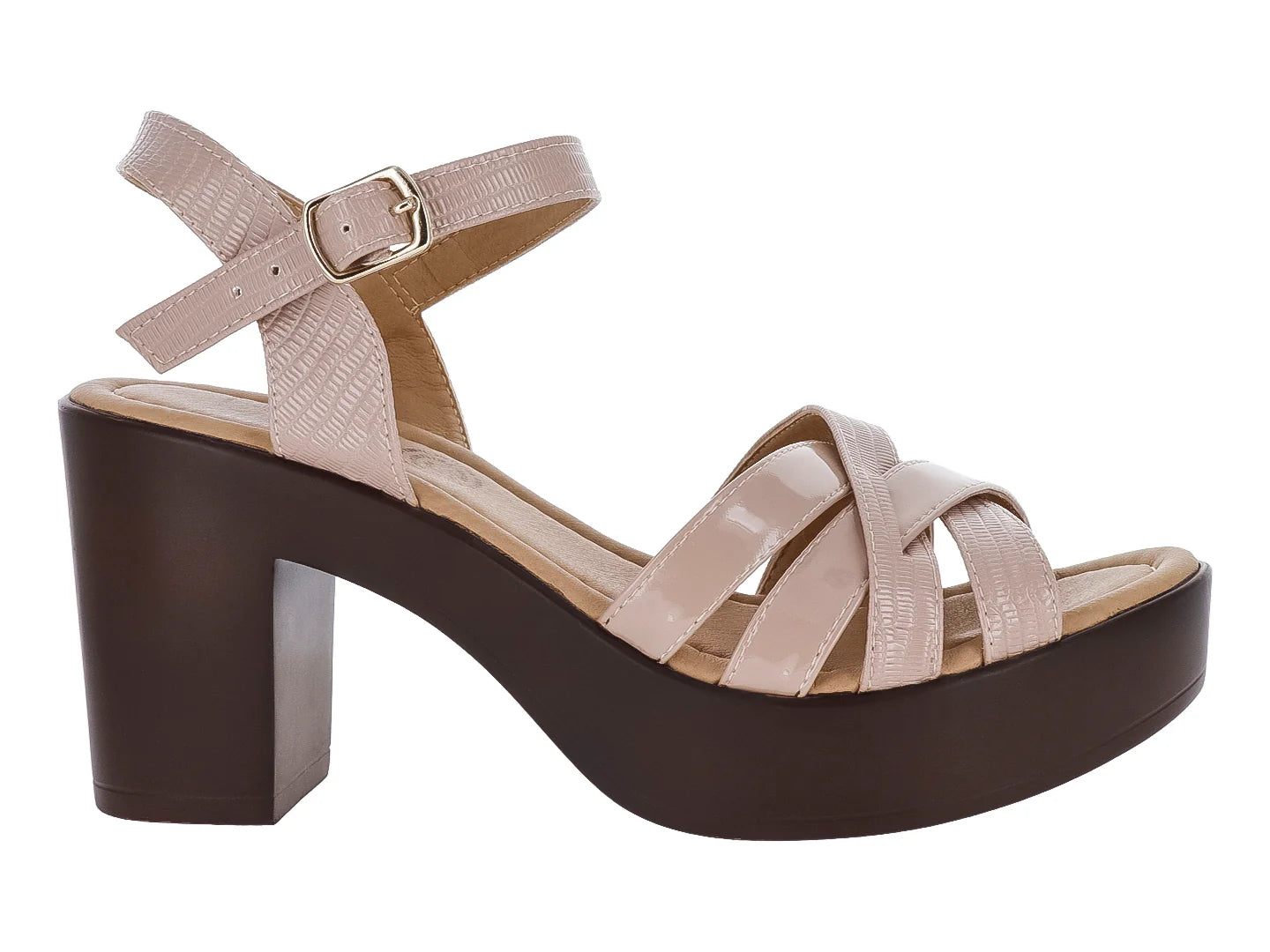 Sandalias Luna Rosa Jazmín Color Neutro para Mujer