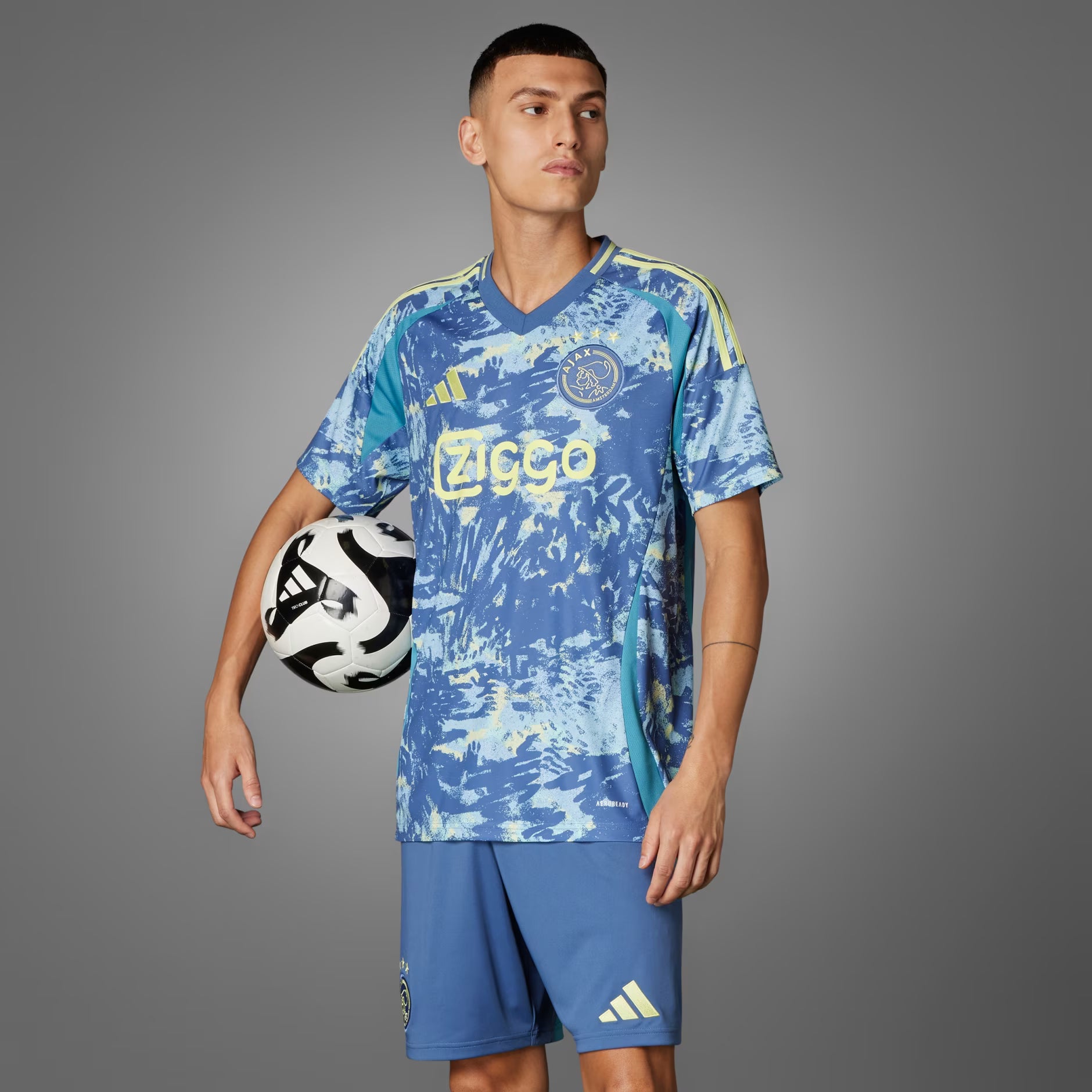 adidas Ajax Amsterdam Away Jersey 24 25 Crew Blue