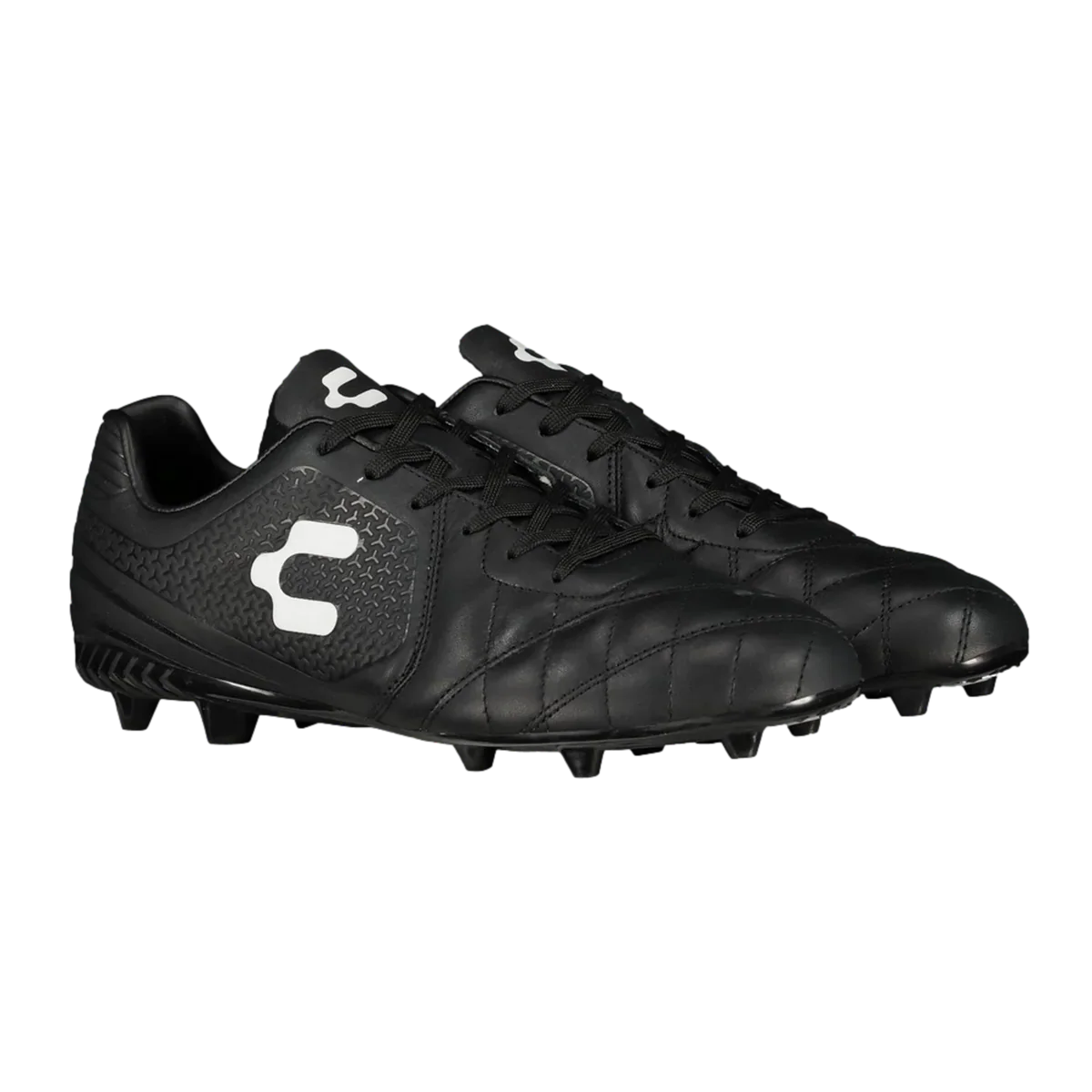 Charly Legendario LT FG 20 Firm Ground Soccer Cleats Black Grey