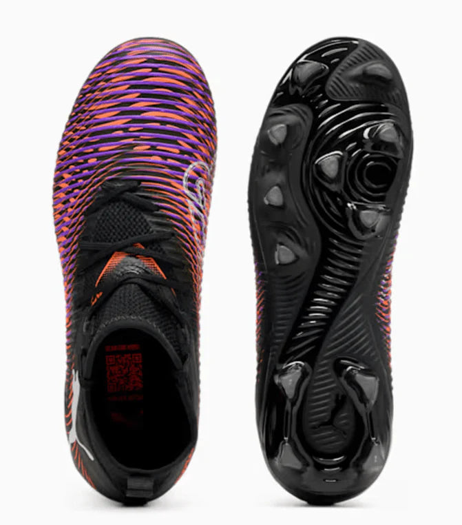 PUMA Future 8 Match FG AG Firm Multi Ground Soccer Cleats Junior Black