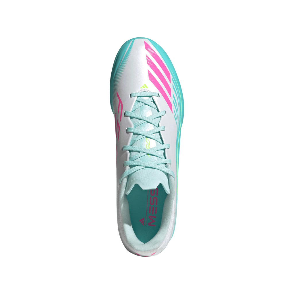 adidas F50 Messi League TF Turf Mens Soccer Cleats White Pink