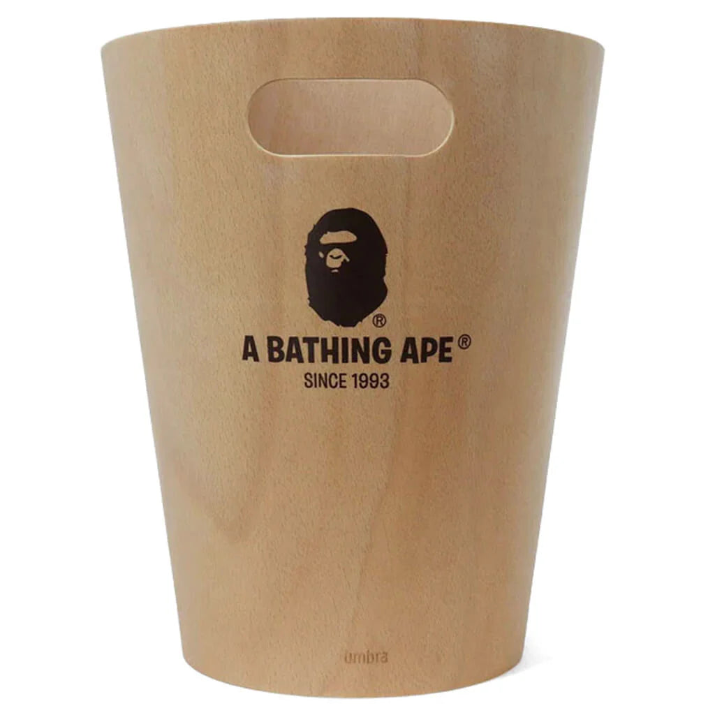 Bape x Umbra Woodrow Trash Can Beige
