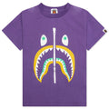 Kids Colors Shark Tee Purple