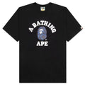 Color Camo College Tee Black Navy