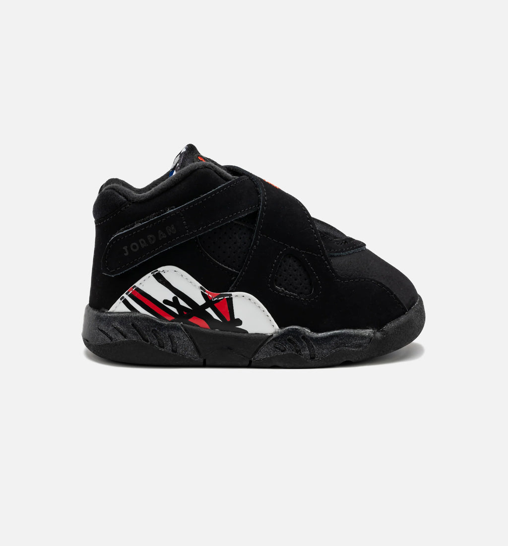 Air Jordan 8 Retro Playoffs Infant Toddler Lifestyle Shoe Black