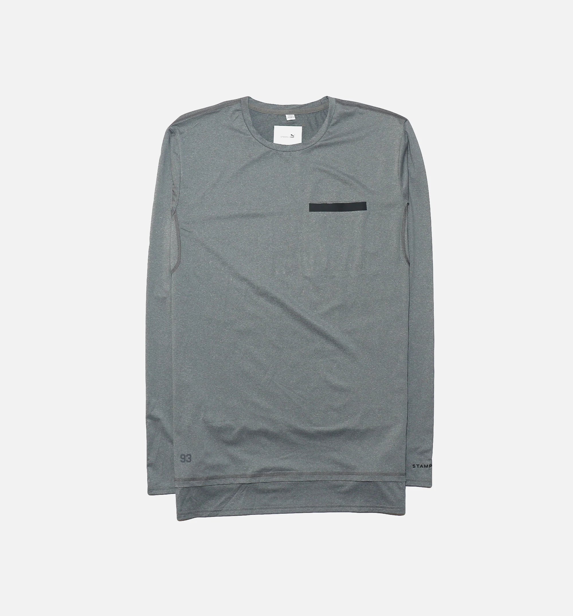 Stampd Oversize Long Sleeve Tee Mens T Shirt Grey