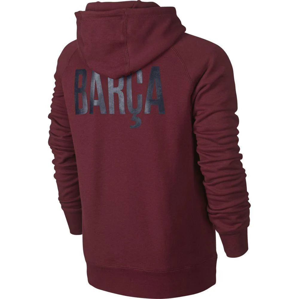 Nike Barcelona AW77 Covert FZ Hoodie Red Obsidian