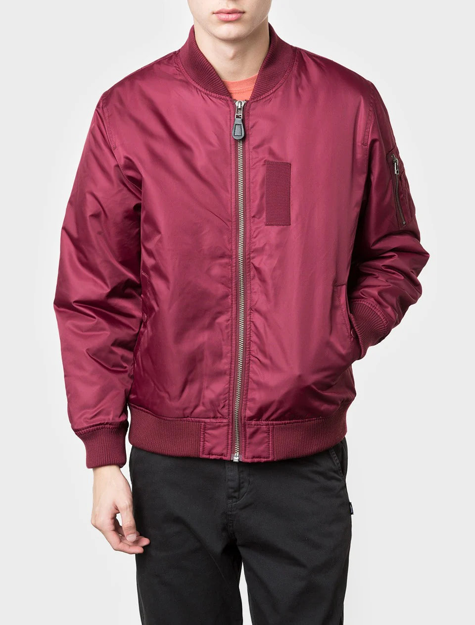 MA 1 Mens Jacket Burgundy
