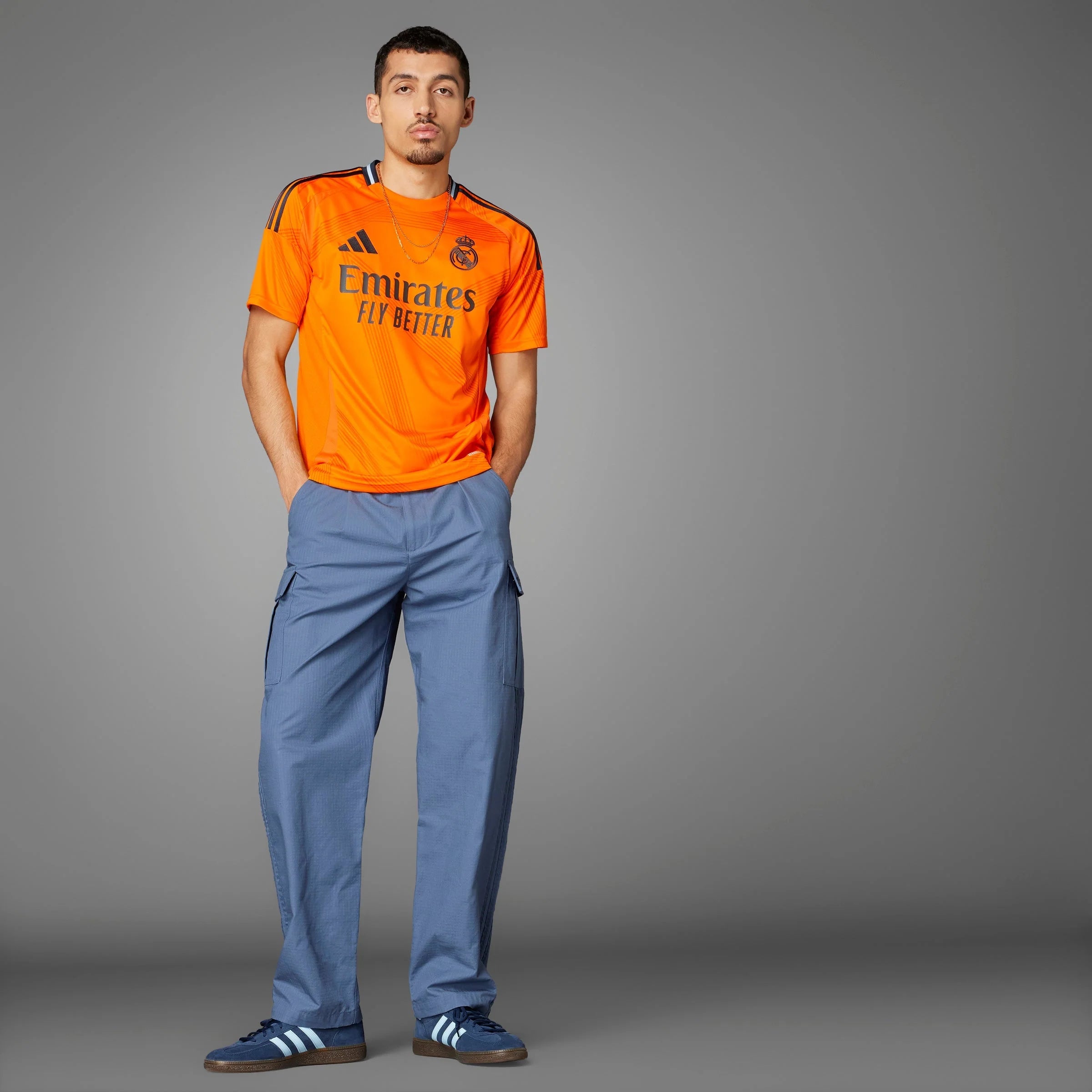 adidas Mens Real Madrid Away Jersey 24 25