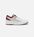Air Jordan 2 Retro Low Cherrywood Mens Lifestyle Shoe White Red