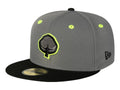 Gorra New Era 5950 Negro y Gris